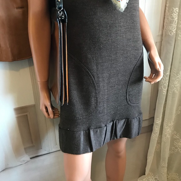 ZARA Mod Sweater Dress with Pockets - Picture 8 of 8